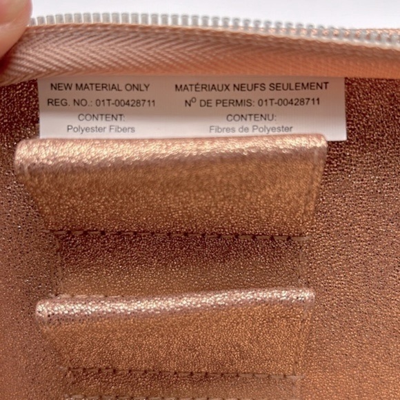 Sephora Rose Gold Make Up Case Bag with Zipper Closure - Picture 7 of 10